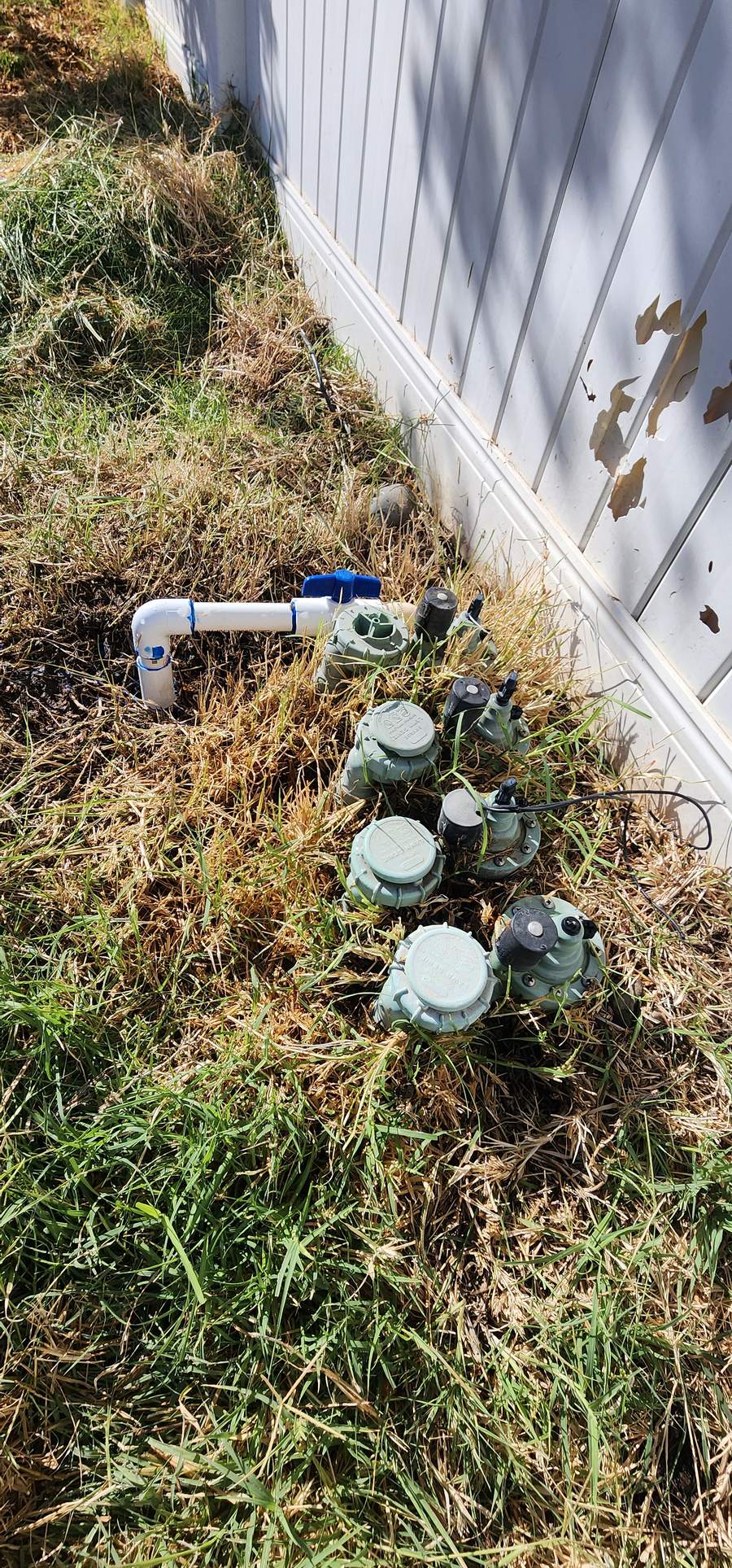 Completed sprinkler and irrigation repair work in Ripon
