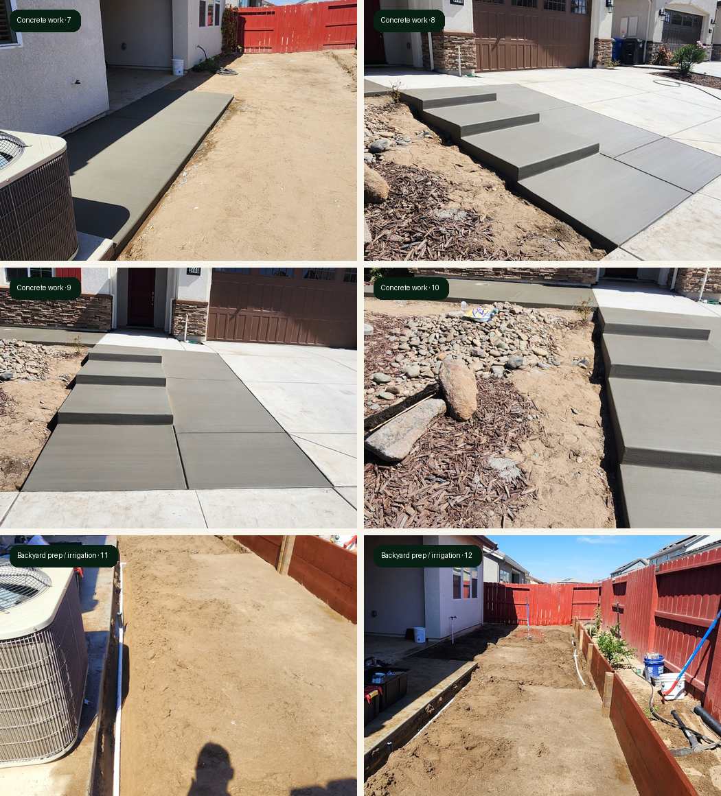 Manteca full landscape transformation part 2